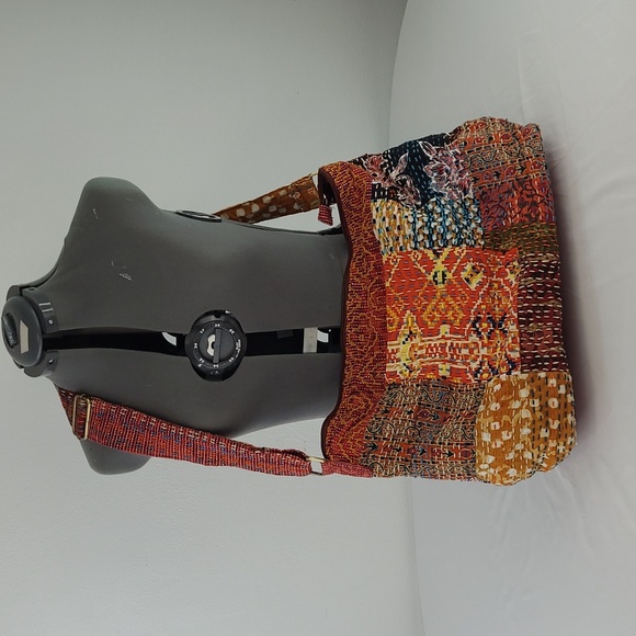 Ruggine Handbags - Ruggine Boho Chic - Hand Stitched Patchwork Shoulder bag EXCELLENT USED CONDITON